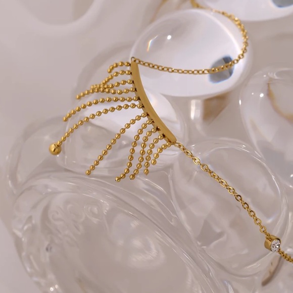 💛Gold plated tassel necklace - Picture 6 of 6